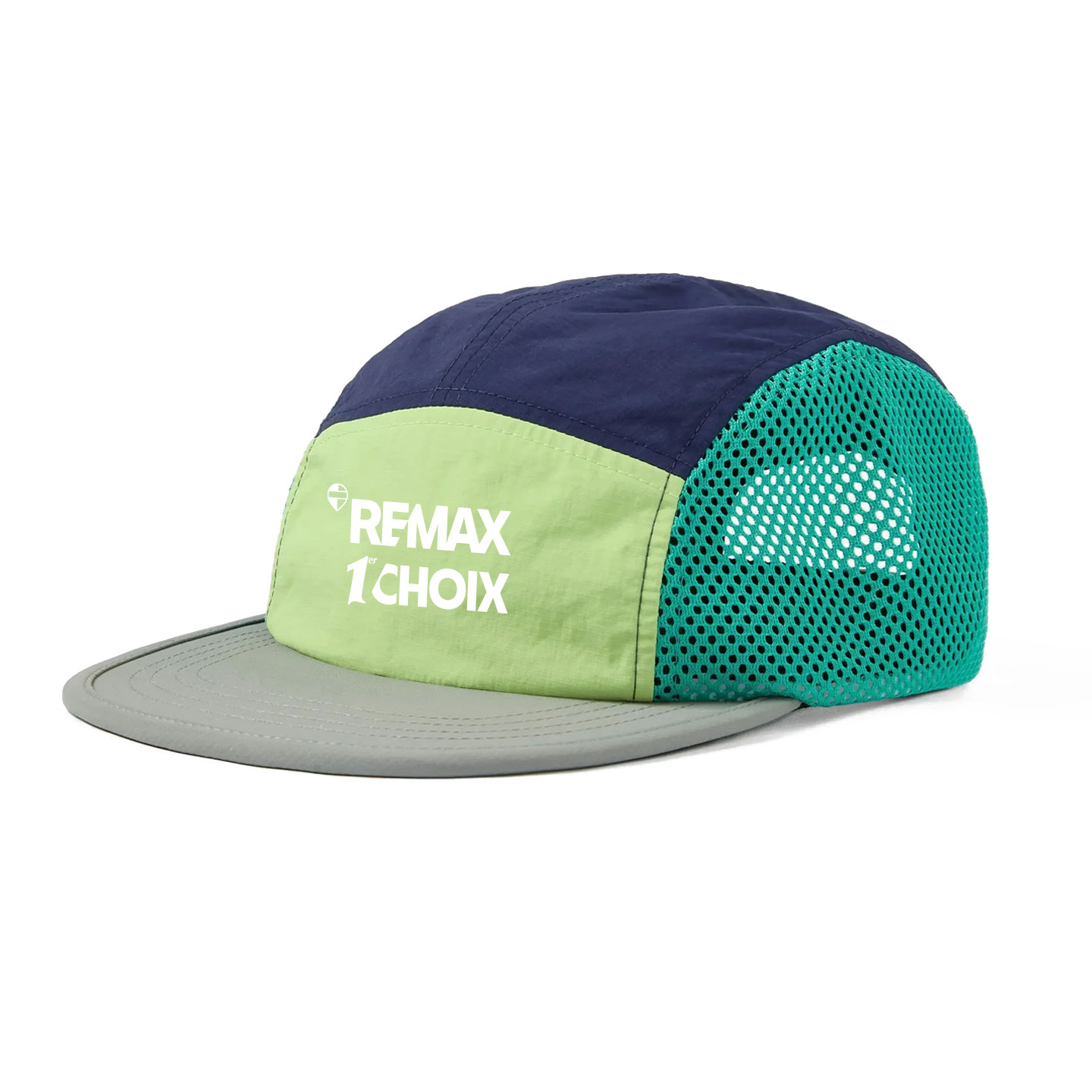 Casquette de course - Gris/Vert pâle